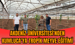 Akdeniz Üniversitesi'nden Kumluca'ya tropik meyve eğitimi