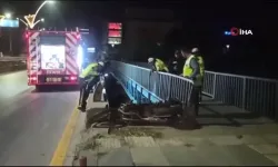 Ankara'da motosiklet kazasında köprüden düştüler: 1 ölü 1 yaralı