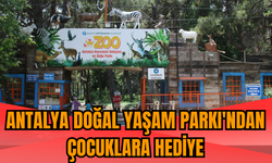 Antalya Doğal Yaşam Parkı'ndan çocuklara hediye