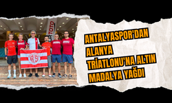 Antalyaspor'dan Alanya Triatlonu'na altın madalya yağdı