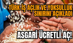 Türk-İş açlık ve yoksulluk sınırını açıkladı