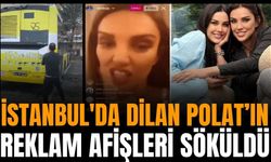 İstanbul'da Dilan Polat'ın reklam afişleri söküldü