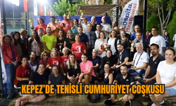 Kepez’de Tenisli Cumhuriyet Coşkusu