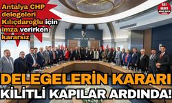 Antalya CHP delegeleri Kılıçdaroğlu için imza verirken kararsız