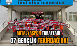 Antalyaspor Taraftarı 07 Gençlik Tekirdağ'da!