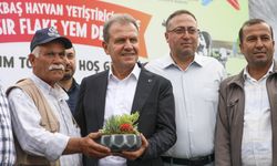 Mersin büyükşehir belediyesi Tarsus'taki üreticilere yem desteği sağladı