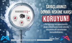 MESKİ Mersin'de su sayaçlarındaki donma riskine karşı vatandaşları uyardı!