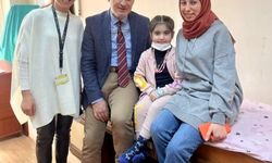 Minik Elene Trabzon'daki KTÜ Farabi Hastanesi'nde sağlığına kavuştu!