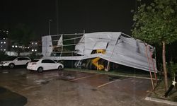 Mersin’de yağmur ve fırtına ciddi zarara neden oldu