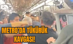 Metro'da tükürük tartışması kavgayla bitti!