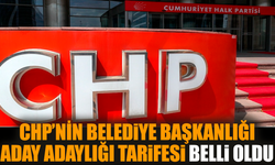 CHP'nin belediye başkanlığı aday adaylığı tarifesi belli oldu