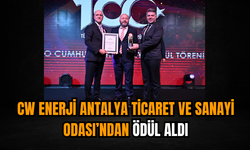 CW Enerji Antalya Ticaret ve Sanayi Odası’ndan Ödül Aldı