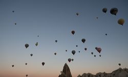 Kapadokya'da balonlarla muazzam bir deneyim