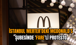 İstanbul Merter’deki McDonald’s Şubesinde 'Fare’li Protesto