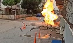 Bursa'da doğalgaz borusu patladı!