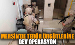 Mersin'de ter*r örgütlerine dev operasyon