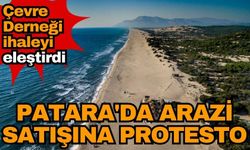 Patara'da arazi satışına protesto! Çevre Derneği ihaleyi eleştirdi