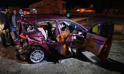 Bolu'da trafik ışıklarında feci kaza
