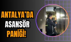 Antalya’da Asansör Paniği!