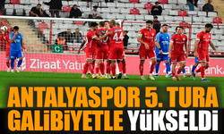 Antalyaspor 5. tura galibiyetle yükseldi