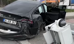 Teslanın Kaza Görüntüleri Ortaya Çıktı!