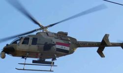 Irak'ta askeri helikopter düştü: 1 kişi hayatını kaybetti