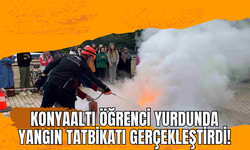 Konyaaltı Öğrenci Yurdunda Yangın Tatbikatı Gerçekleştirdi!