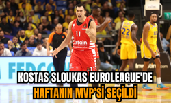 Kostas Sloukas Euroleague'de haftanın MVP’si seçildi
