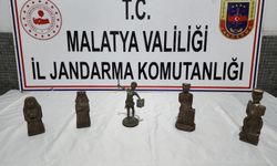 Malatya’da operasyonla Roma dönemine ait 5 heykel ele geçirildi