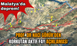 Malatya'da deprem! Naci Görür'den korkutan aktif fay açıklaması