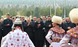 Cumhurbaşkanı Yardımcısı Türkmenistan'ı ziyaret etti
