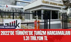 TÜİK açıkladı: 2022'de Türkiye'de turizm harcamaları 1.31 trilyon TL