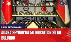 Adana Seyhan'da 50 ruhsatsız silah bulundu