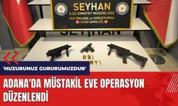Adana'da müstakil eve operasyon düzenlendi