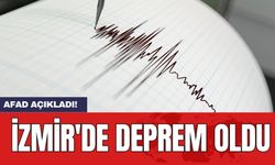 AFAD açıkladı! İzmir'de deprem oldu