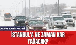 AKOM tarih verdi: İstanbul'a ne zaman kar yağacak?