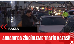 Ankara’da Zincirleme Trafik Kazası! Facia!