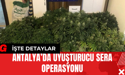 Antalya’da Uy*şturucu Sera Operasyonu