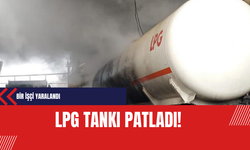 Gebze'de LPG tankı patladı!