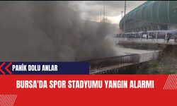 Bursa'da Spor Stadyumu Yangın Alarmı: Panik Dolu Anlar