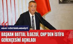 Başkan Battal İlgezdi CHP'den istifa gerekçesini açıkladı