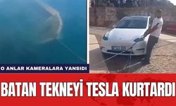 Batan tekneyi Tesla kurtardı