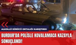 Burdur'da polisle kovalamaca kazayla sonuçlandı