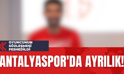 Antalyaspor'da Ayrılık! Oyuncunun Sözleşmesi Feshedildi