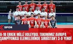 U-18 Erkek Milli Voleybol Takımımız Avrupa Şampiyonası Elemelerinde Sırbistan'ı 3-0 Yendi