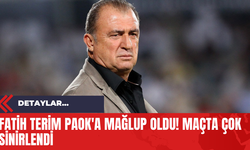 Fatih Terim PAOK'a Mağlup Oldu! Maçta Çok Sinirlendi