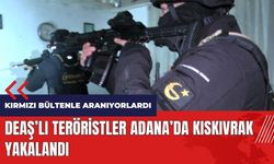 Interpol tarafından aranan DE*Ş'lı ter*ristler Adana'da kıskıvrak yakalandı