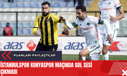 İstanbulspor Konyaspor maçında gol sesi çıkmadı