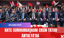 KKTC Cumhurbaşkanı Ersin Tatar Antalya'da