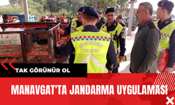 Manavgat'ta Jandarma Uygulaması